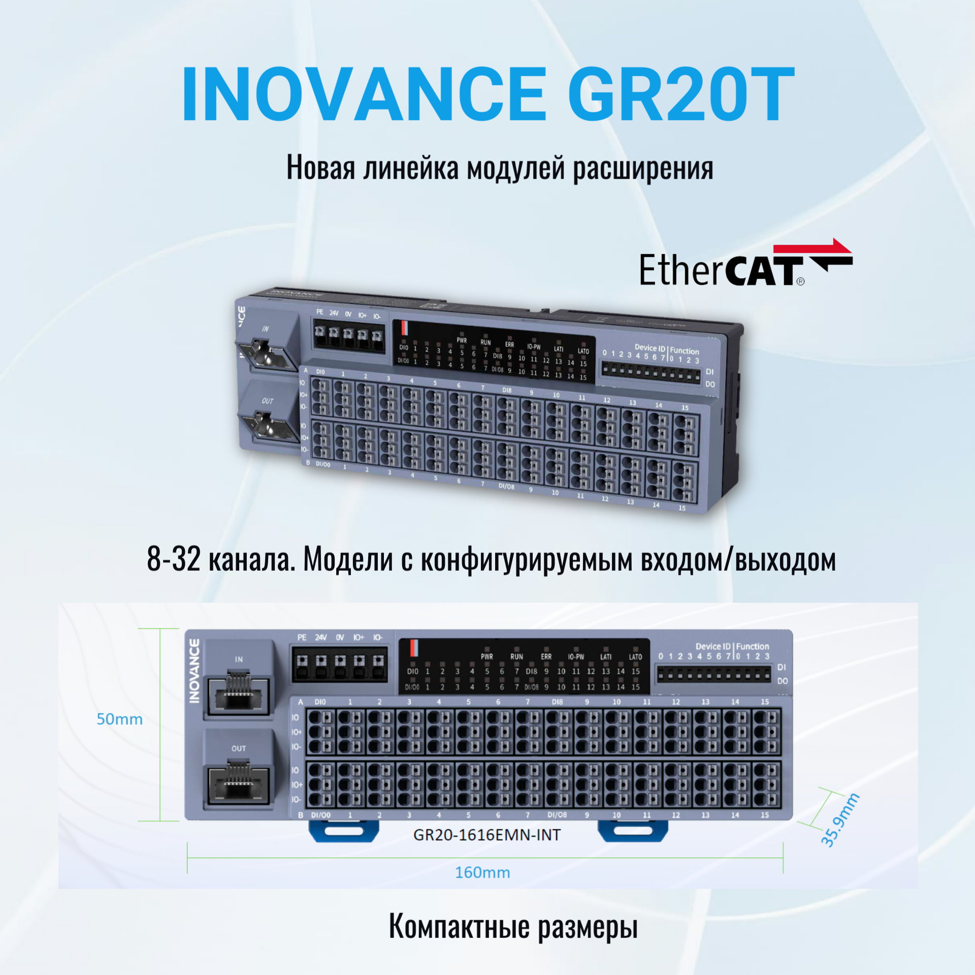 Модули расширения INOVANCE GR20T